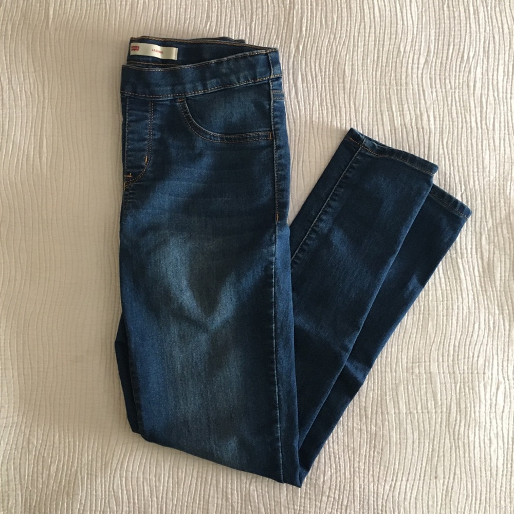 Girls Levi's Pull-On Jeggings - Medium Wash